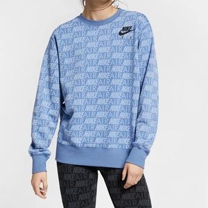 NWT Nike Air Women's Printed Crew